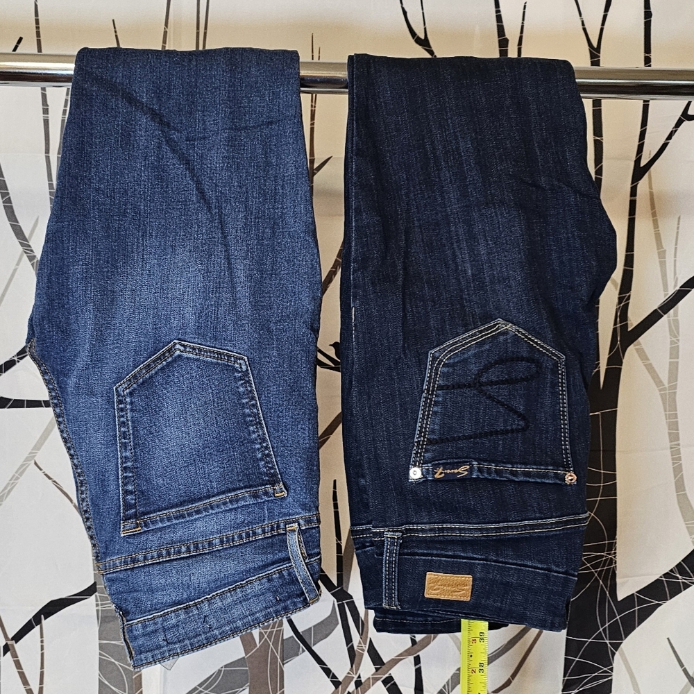 Two-Pack Designer Jeans - Size 2 & Size 27